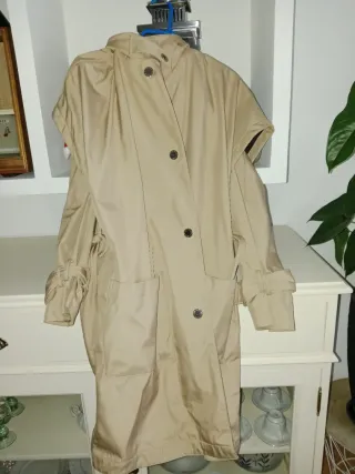 Gabardina Purificación García Beige Talla Única