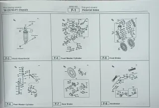 Kawasaki ZX7R Catálogo Recambios ZX750-P1