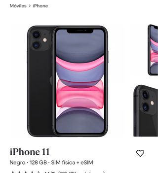 iPhone 11 Negro 128 GB
