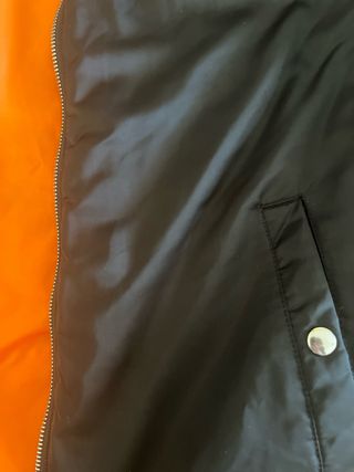 Chaqueta Bomber Jack & Jones Negra Cremallera Plat