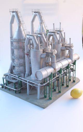 Maqueta Fábrica Industrial