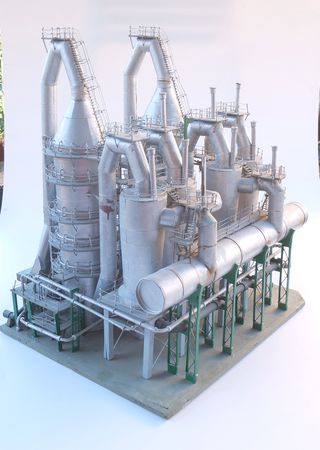 Maqueta Fábrica Industrial