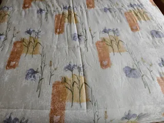 Edredón cálido estampado matrimonio