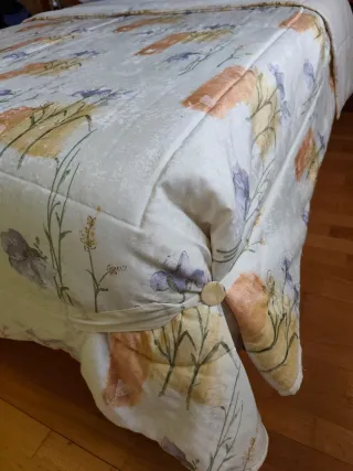 Edredón cálido estampado matrimonio