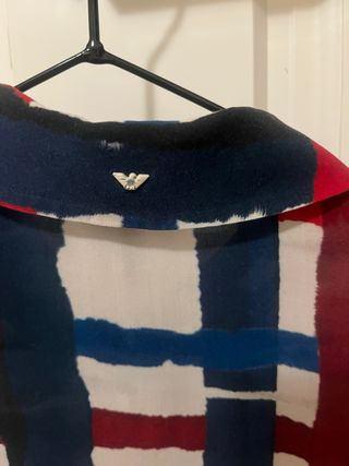 Camisa Armani Jeans Multicolor Talla M