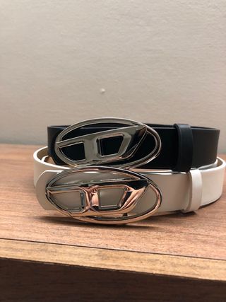 Set 2 Cinture Diesel Nera e Bianca