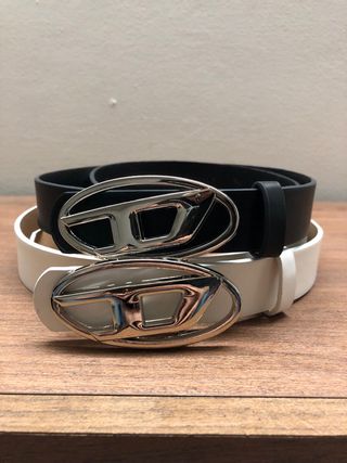 Set 2 Cinture Diesel Nera e Bianca