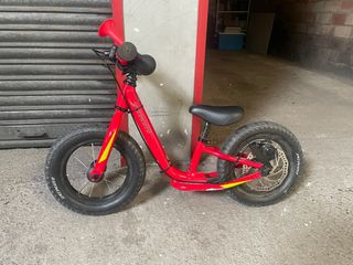 Bicicleta infantil 12 roja