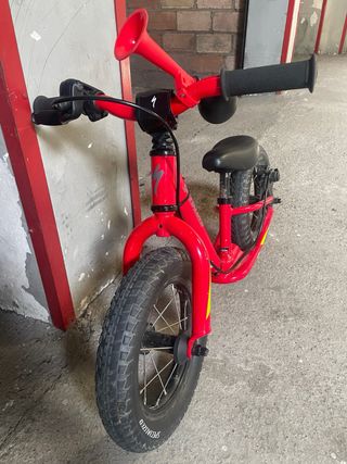 Bicicleta infantil 12 roja