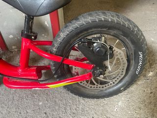 Bicicleta infantil 12 roja