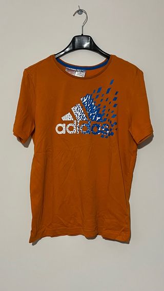 T-shirt Adidas arancione taglia 13-14 anni