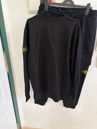 Conjunto Stone Island Negro Hombre