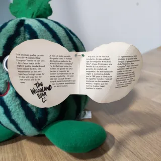 Peluche vintage de frutas y verduras