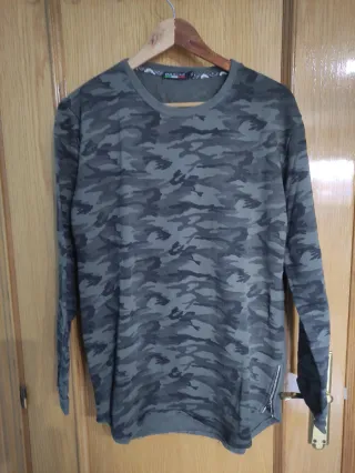 Sudadera camuflaje hombre
