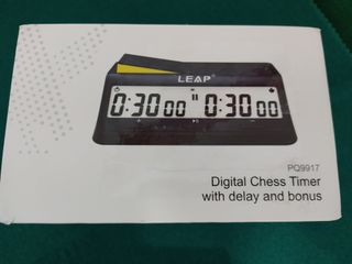 Reloj de ajedrez profesional digital LEAP-9917.