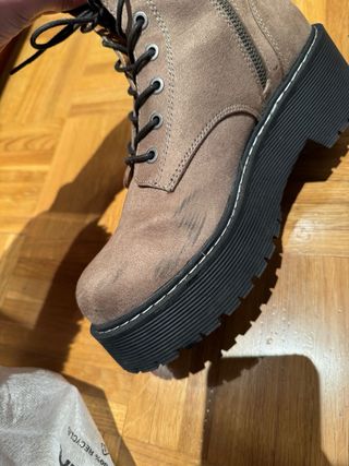 Botas militares con plataforma