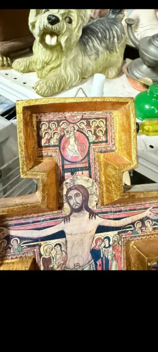 Crucifijo San Damián Dorado