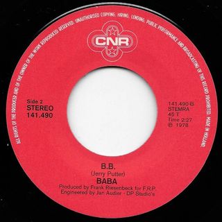 BABA LOVE IS ALL / B.B. 7 45 RPM 1978 CNR