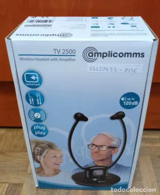 Auriculares Inalambricos Amplicomms TV 2500