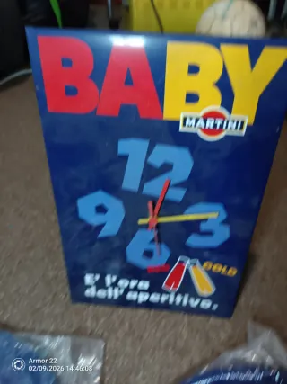 3_Set Martini Baby: Orologio e 2 Vassoi