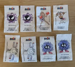 Pegatinas Pokémon Dunkin