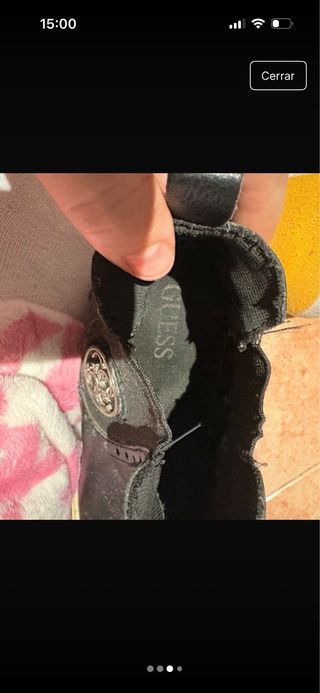 Botines Guess Mujer Negros