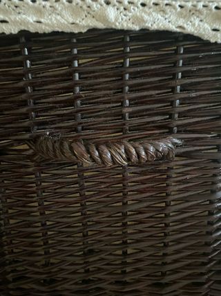 Cesta Mimbre con asa.