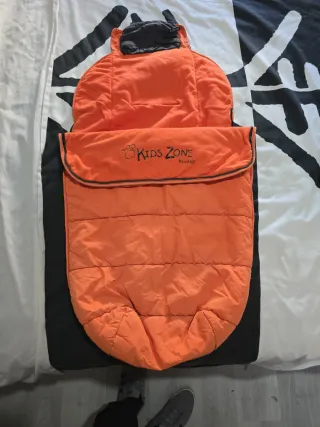 Saco de bebé invierno naranja