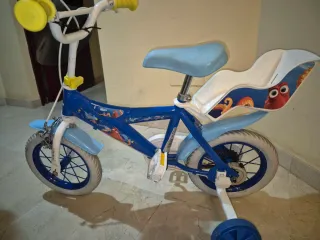 Bicicleta infantil 3-5 años con ruedines