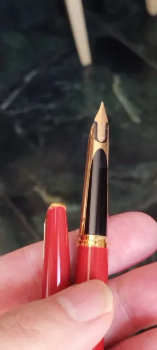 Waterman modelo CF - Pluma y boli Oro 18k