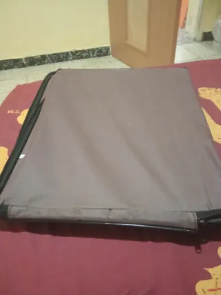 Transportín perro/gato beige y marrón