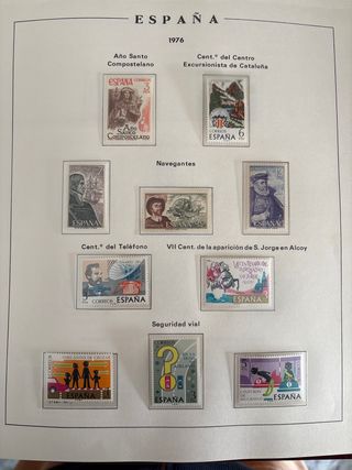 Sellos España 1976