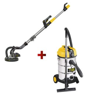 Alquiler Lijadora Pared + Aspiradora Industrial