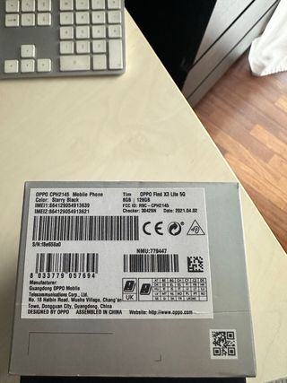 Oppo Find X3 Lite 5G 128GB Nero
