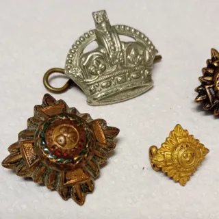 Antiguas Insignias Ejército Inglés 1850