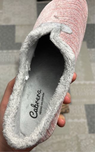 Zapatillas Cabrera rosas y grises