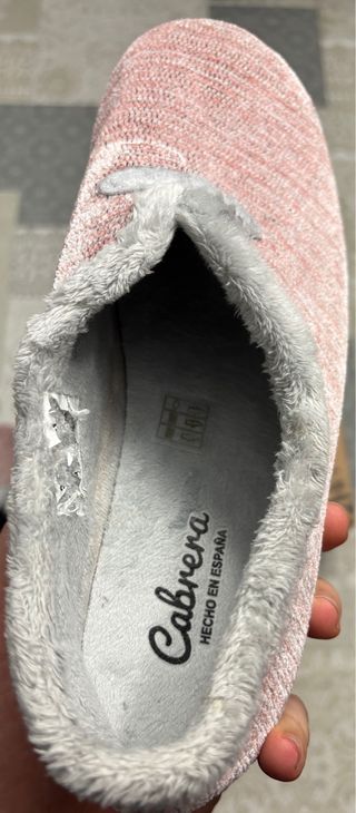 Zapatillas Cabrera rosas y grises