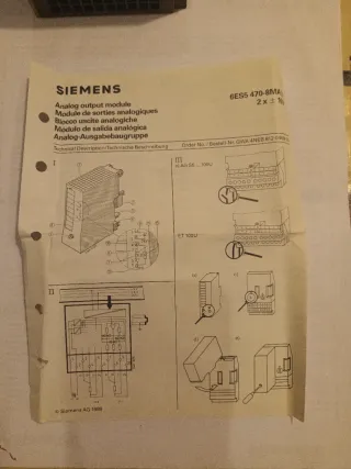 Siemens Simatic S5 Módulo Autómata Programable