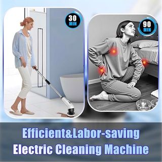 Limpiador Eléctrico Giratorio 9 Cabezales