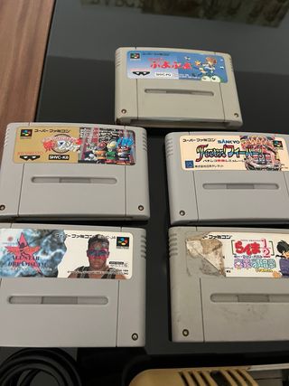 Consola Super Famicom Beige + Mandos y Juegos