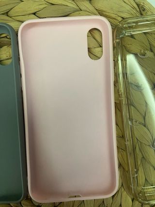 Lote 4 Fundas iPhone S/XS + de regalo