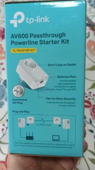 TP-Link AV600 Passthrough Powerline Starter Kit