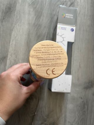 Juguete sensorial palo de lluvia Montessori bebé