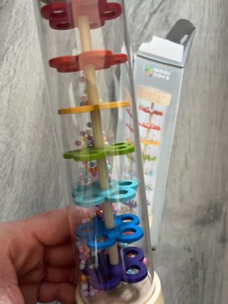 Juguete sensorial palo de lluvia Montessori bebé