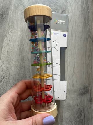 Juguete sensorial palo de lluvia Montessori bebé