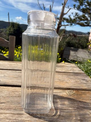 Jarra de cristal para agua o zumos