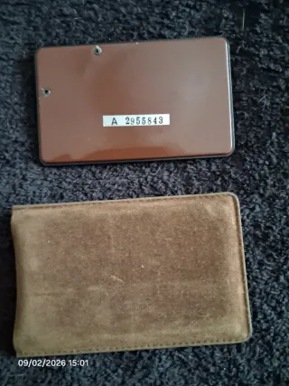 Calculadora Mini Card Vintage Marrón