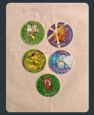 Tazos Pokémon Matutano 2001 (5 unidades)