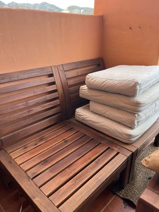 Conjunto Muebles Exterior Madera