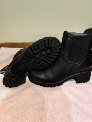 Botín Pia Panama Jack Negro